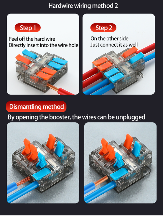Mini kaks mitmest juhtmestiku terminalist